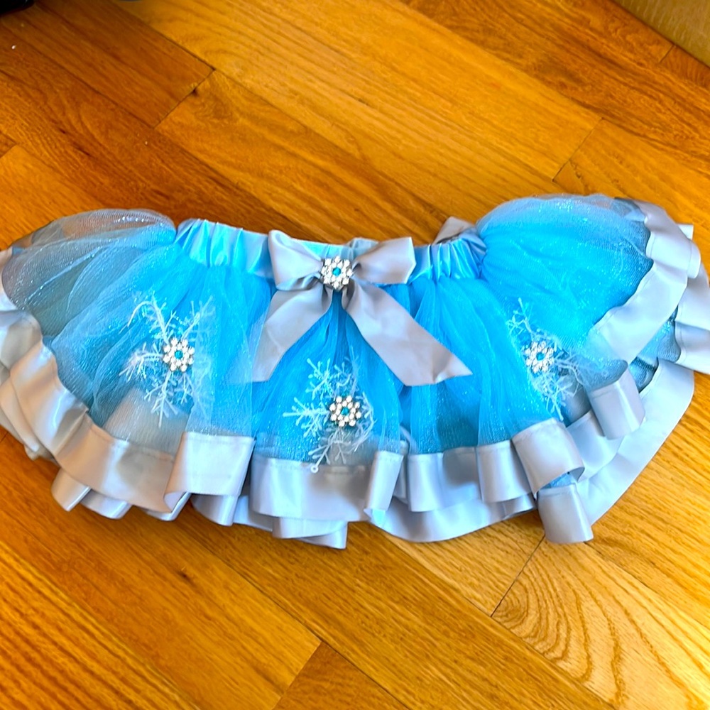 Disney’s Frozen Inspired Snowflake Tutu Skirt. Custom made.